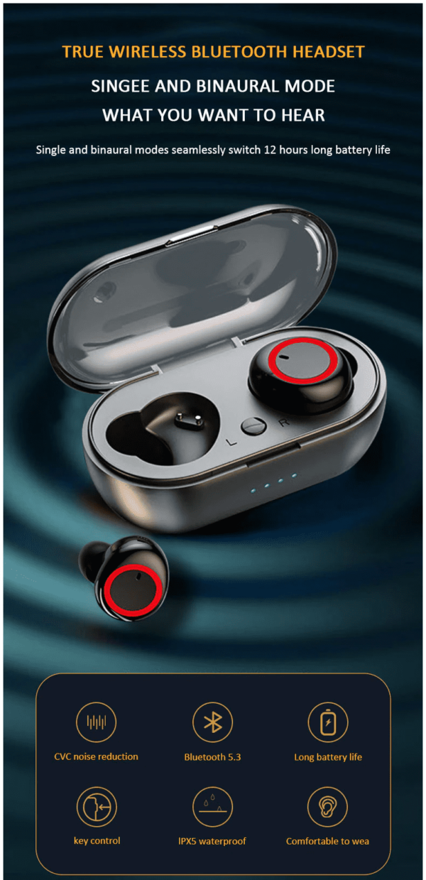 Auriculares Bluetooth Y50 - Imagen 10