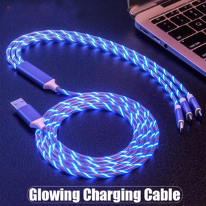 Cable Usb Tipo C, Micro, Iphone Luminoso Increible