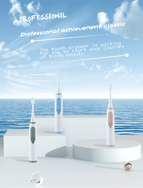 Cepillo De Dientes Electrico Rosa Profesional - Imagen 8
