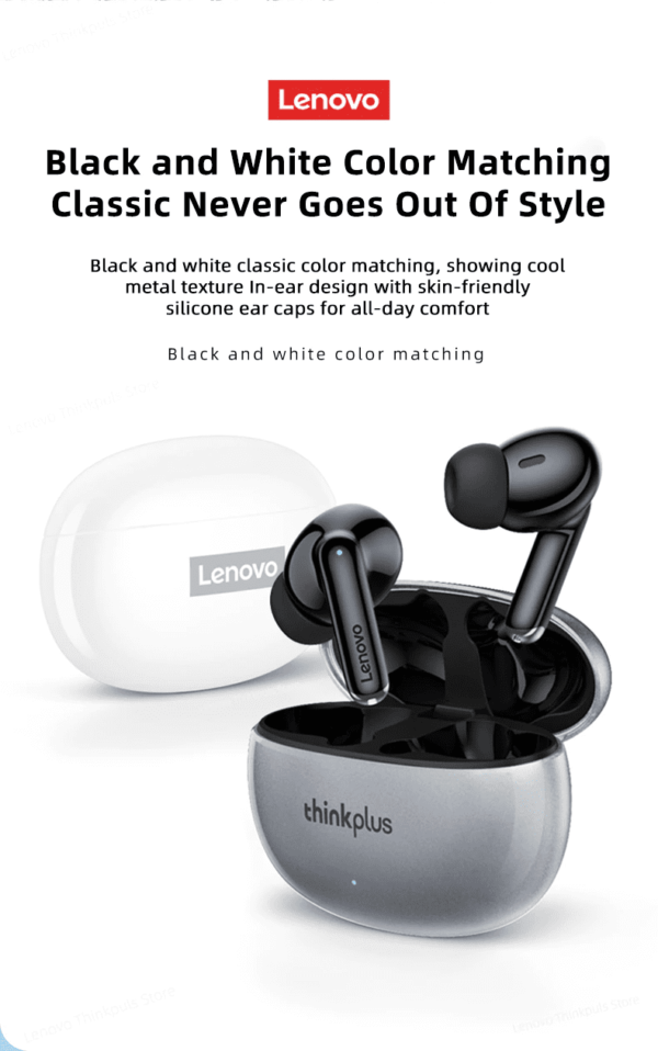 Auriculares Lenovo Xt88 Bluetooth 5.3 Control Táctil - Imagen 14