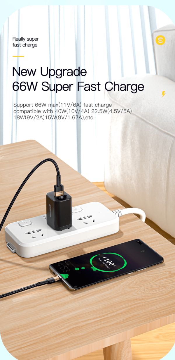 Cable Tipo Usb C 2m Essager - Imagen 4