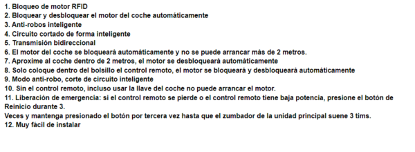 Inmovilizador Auto O Moto Rfid De 2.4g - Imagen 2