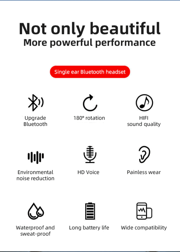 Auricular Bluetooth V8 - Imagen 11