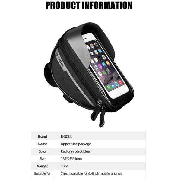 Bolsa De Bicicleta Celular Impermeable - Imagen 6