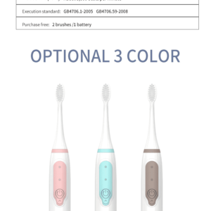 Cepillo De Dientes Electrico Rosa Profesional