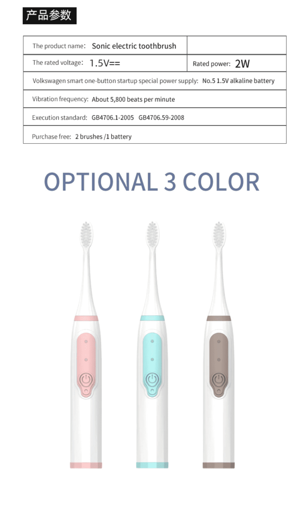 Cepillo De Dientes Electrico Rosa Profesional