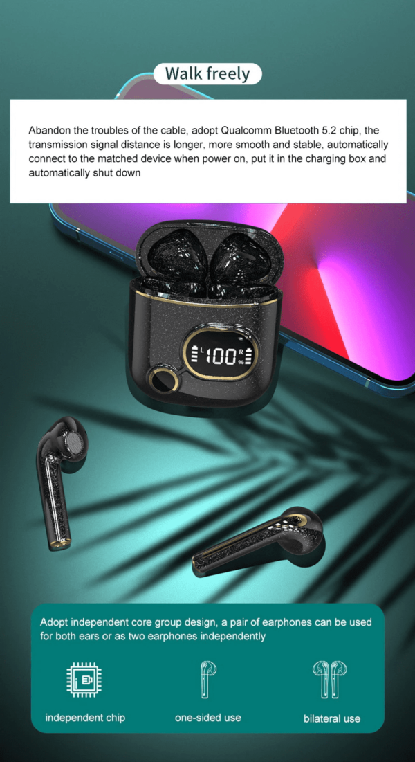 Auriculares Bluetooth X25 5.1 - Imagen 8