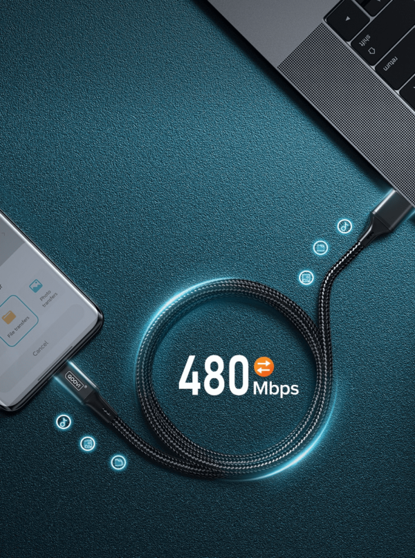 2 Cables Tipo C 1m Qoovi - Imagen 8