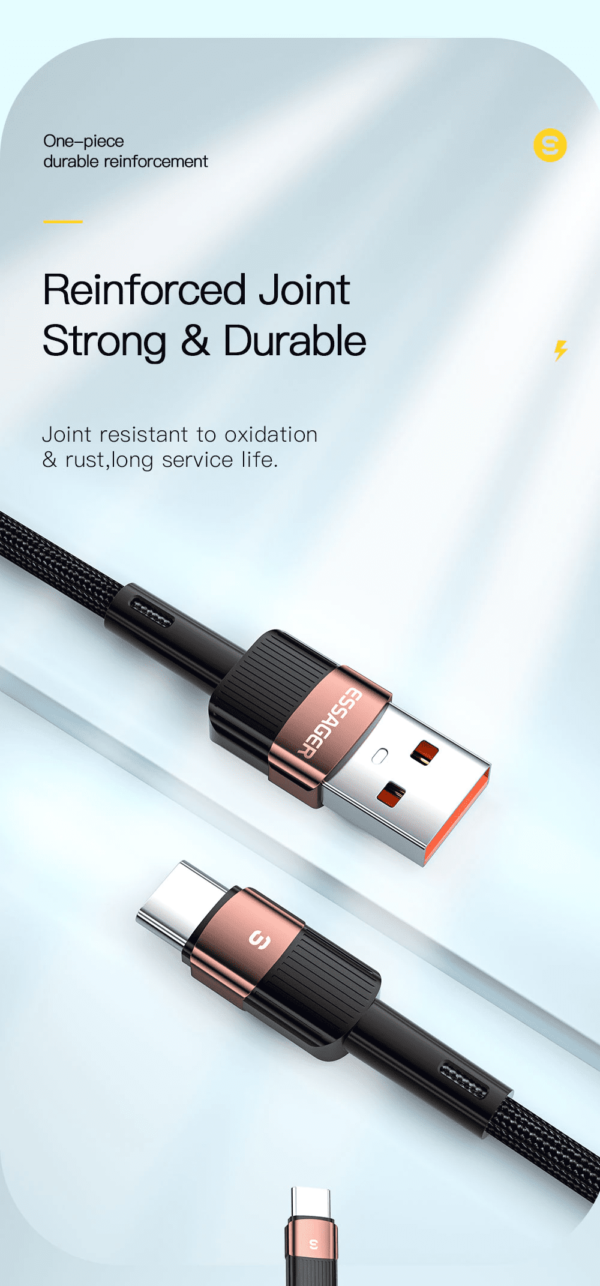 Cable Tipo Usb C 2m Essager - Imagen 2