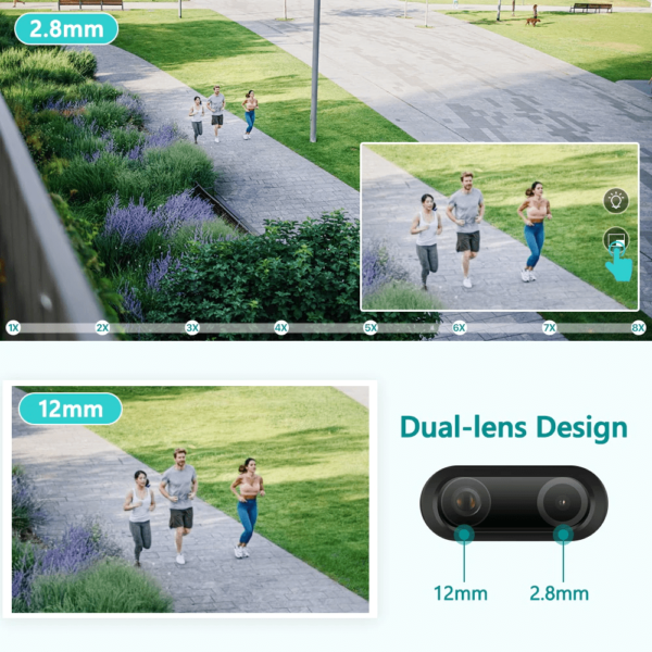 Camara De Vigilancia Besder 4k Con Zoom - Imagen 14
