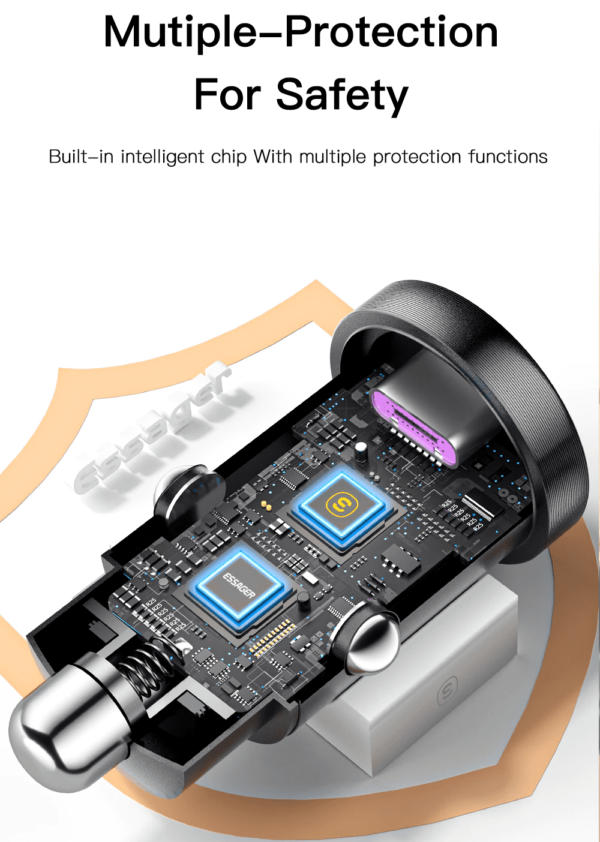 Cargador Usb Para Auto - Imagen 2