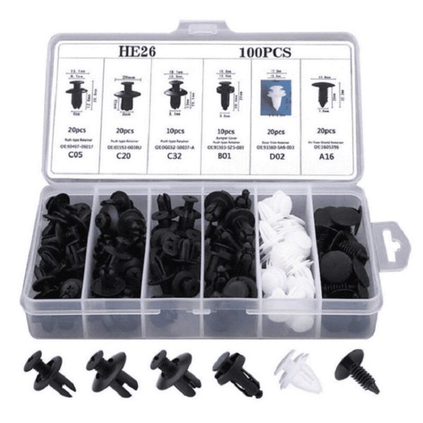 Set De Hebillas De Plástico Negra - Imagen 3