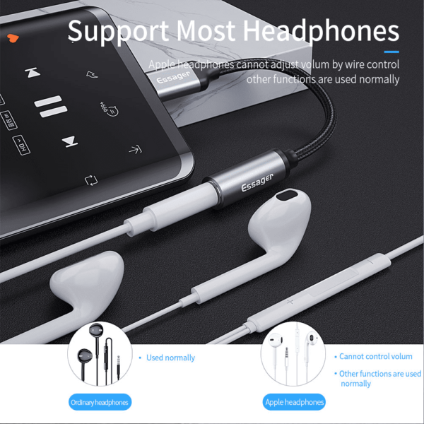 USB C plug audio para audifono - Imagen 6
