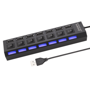 Extensión Usb Multiple Con 7 Interruptores