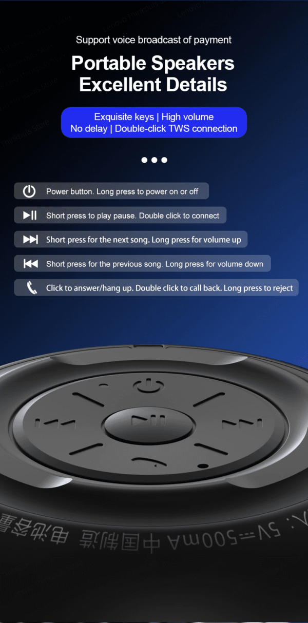 Parlante Lenovo K3 Pro - Imagen 3