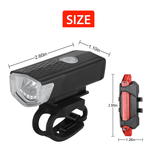Luz De Bicicleta Delantera Y Trasera - Imagen 6