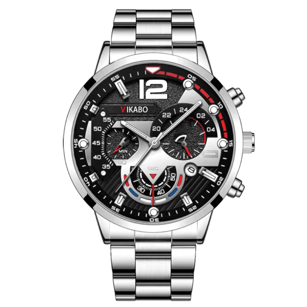 Reloj De Acero Brillante Elegante - Imagen 2