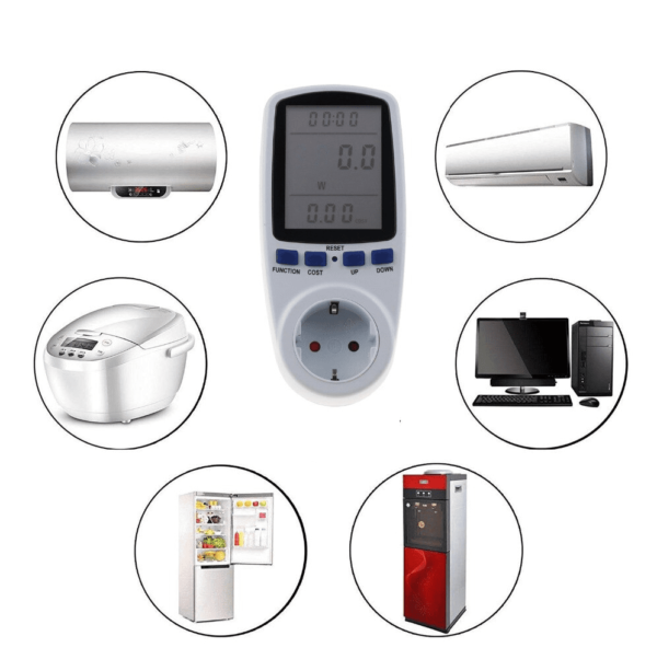 Medidor Consumo Watt Electricidad Kwh Voltimetro Amperimetro - Imagen 11