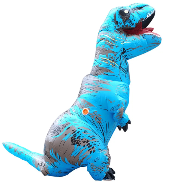 Dinosaurio Inflable Divertido AZUL