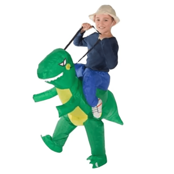 Disfraz de Dinosaurio Cavalgando Divertido - Imagen 2