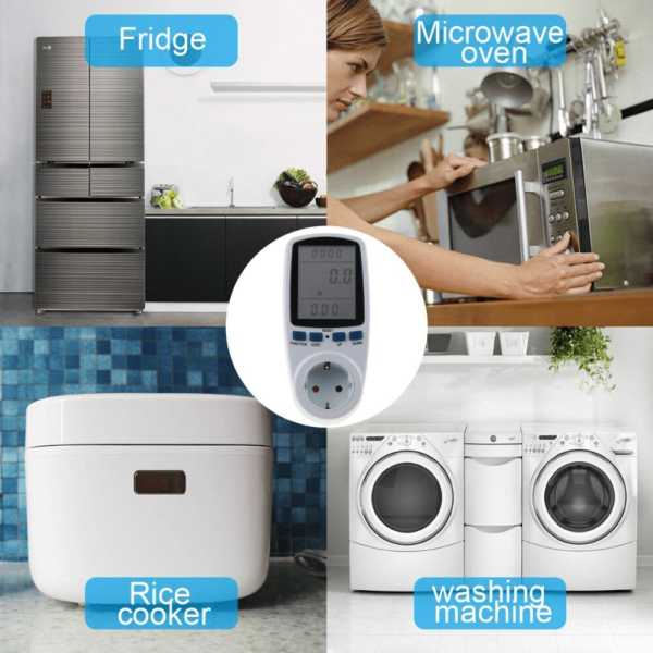 Medidor Consumo Watt Electricidad Kwh Voltimetro Amperimetro - Imagen 10