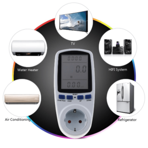 Medidor Consumo Watt Electricidad Kwh Voltimetro Amperimetro
