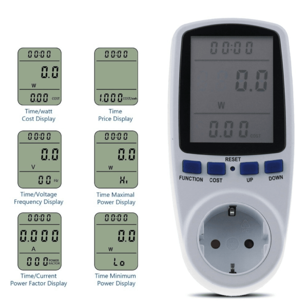 Medidor Consumo Watt Electricidad Kwh Voltimetro Amperimetro - Imagen 8