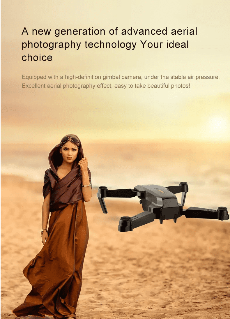 2023 E88Pro RC Drone 4K Professional With 1080P Wide Angle HD Camera Foldable - Imagen 10