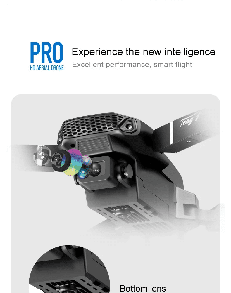 2023 E88Pro RC Drone 4K Professional With 1080P Wide Angle HD Camera Foldable - Imagen 9