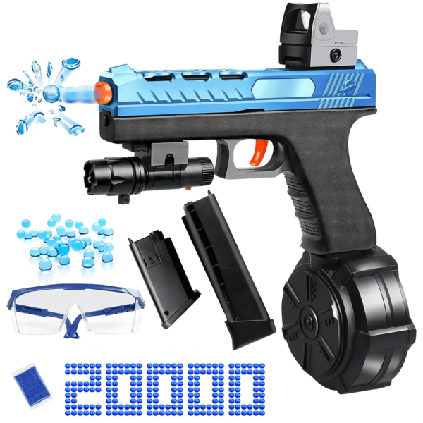Pistola De Hidrogel - Glock Automática - Retroceso- Premium