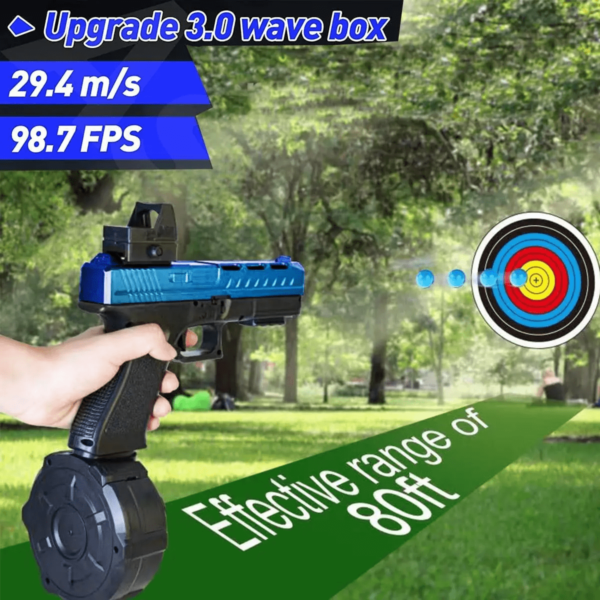Pistola De Hidrogel - Glock Automática - Retroceso- Premium - Imagen 5