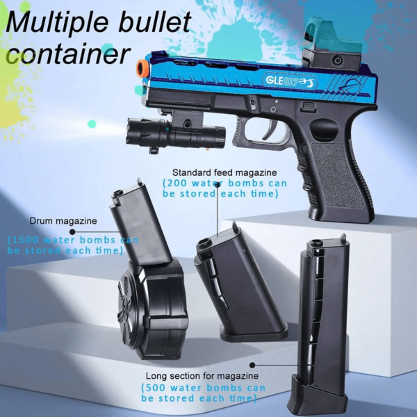Pistola De Hidrogel - Glock Automática - Retroceso- Premium - Imagen 3