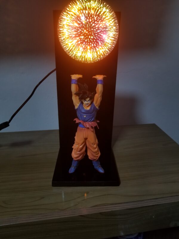 Lampara de Goku Henkidama 40cm con Ampolleta 3D - Imagen 6