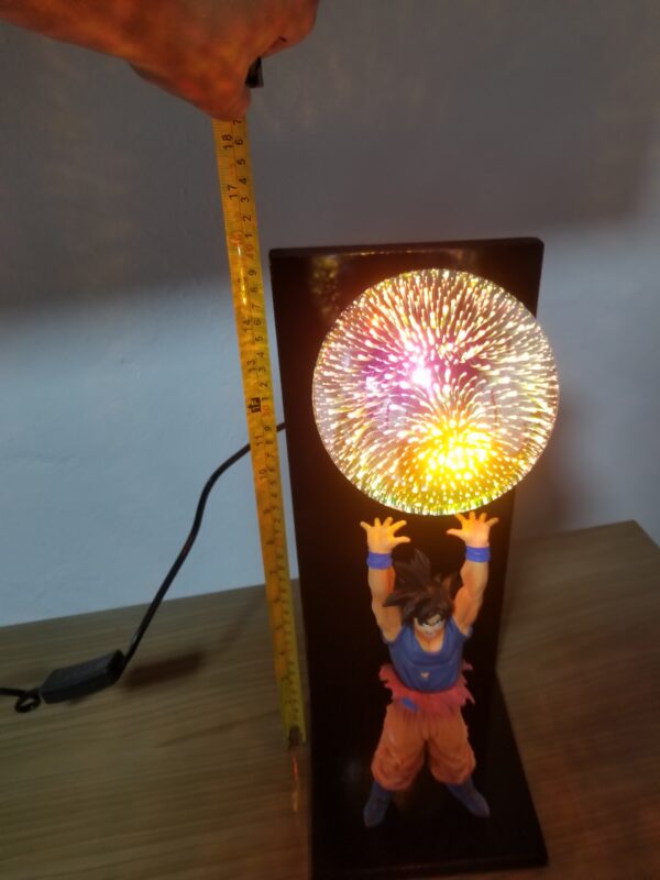Lampara de Goku Henkidama 40cm con Ampolleta 3D - Imagen 4