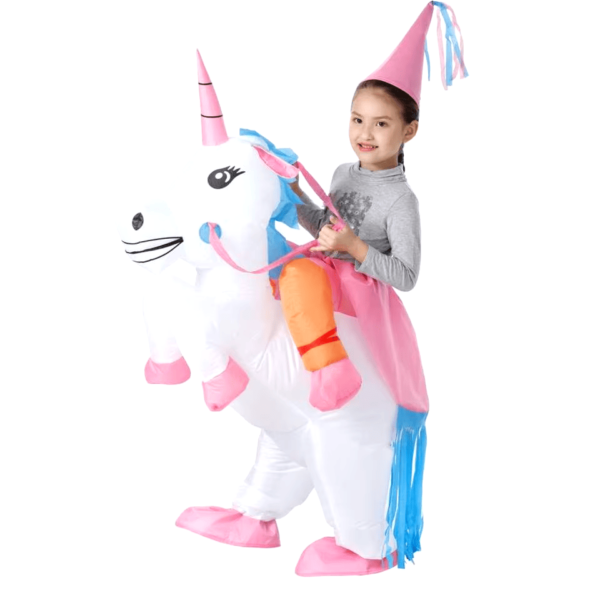 Disfraz inflable de Unicornio para Niña