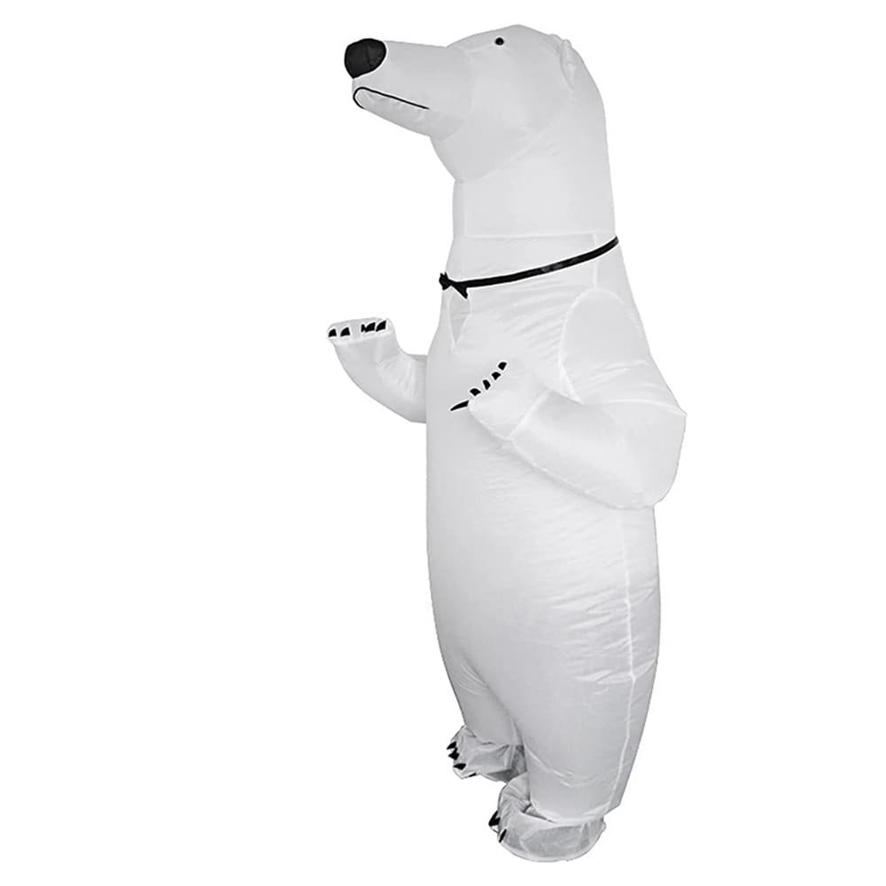 Disfraz de Oso Polar 🐻❄️ Blanco Divertido - Imagen 5