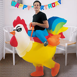 🐔 Gallo inflable Divertido