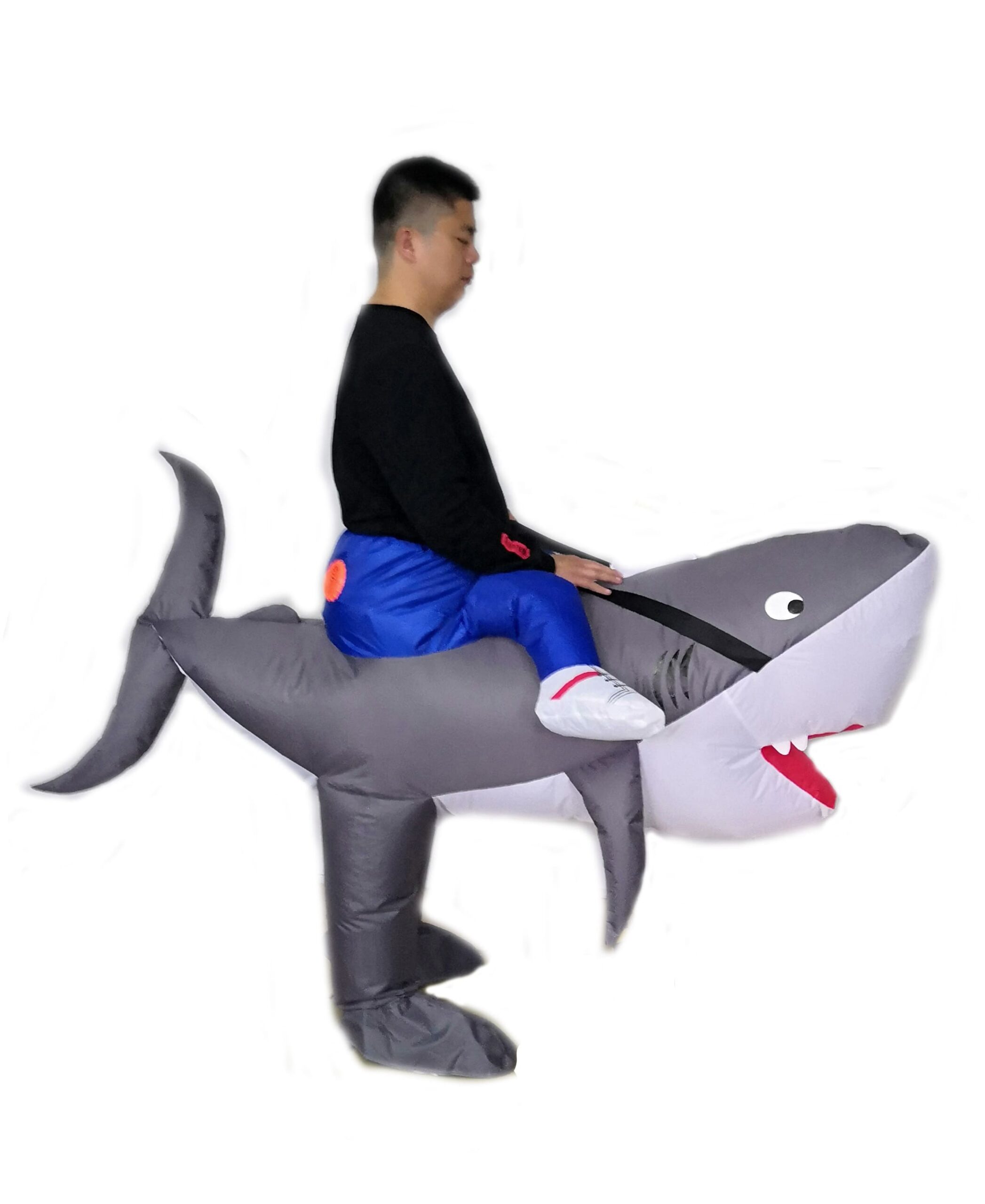 Disfraz de Tibur贸n 馃 Inflable Divertido - Imagen 7
